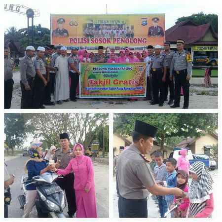 Ini Kegiatan Polsek dan Bhayangkari Polsek Tapung